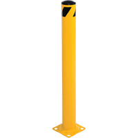 Borne, Acier, 42" h x 5-1/2" la, Jaune Consource