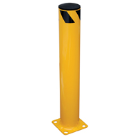 Butoir de s&eacute;curit&eacute;, Acier, 36" h x 5,5" la, Jaune Consource