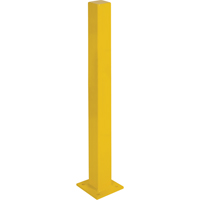 Heavy-Duty Bollards, Steel, 48" H x 4" W, Yellow Consource