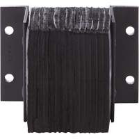 Laminated Dock Bumpers, Horizontal, Rubber, 24" W x 4" D x 12" H Consource