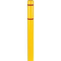 Polyethylene Bollard Covers, 4-1/2" Dia. x 64" L, Yellow Consource