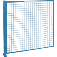 Perimeter Guards - Mesh Style, 4' H x 4' W, Blue Consource