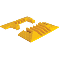 Yellow Jacket&reg; 4-Channel Heavy Duty Cable Protector - End Caps Consource