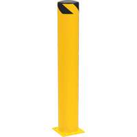 Safety Pipe Bollard, Steel, 42" H x 6-5/8" W, Yellow Consource