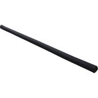 Extruded Rubber Bumper, Rubber, 4-1/8" W x 120" L x 3-7/8" D Consource