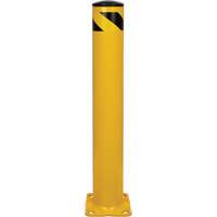 Safety Bollard, Steel, 36" H x 5-1/2" W, Yellow Consource