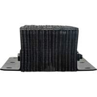 Laminated Dock Bumpers, Vertical, Rubber, 11" W x 6" D x 20" H Consource