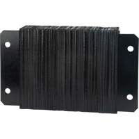 Laminated Dock Bumpers, Horizontal, Rubber, 18" W x 4" D x 12" H Consource