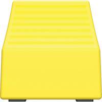 Checkers Safety Heavy-Duty Ultra Class Mining Wheel Chock without Bracket, HDPE, Yellow, 14-1/2" W x 17-1/2" D x 16" H Consource