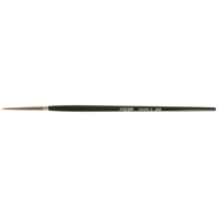 Pinceau d'artiste, Largeur de la brosse de 3/32", Martre rouge, Manche &agrave; Bois Consource