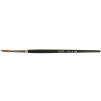 Pinceau d'artiste, Largeur de la brosse de 5/32", Martre rouge, Manche &agrave; Bois Consource