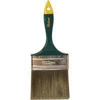 Premier Series Paint Brush, Polyester, Plastic Handle, 4" Width Consource