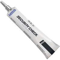 Security Check Paint Marker, 1.7 oz., Tube, Black Consource