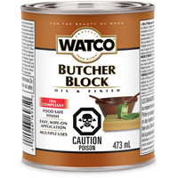 Watco&reg; Butcher Block Oil & Finish, 473 ml, Clear, Transparent Consource