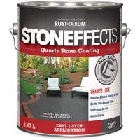 Stoneffects Quartz Stone Coating, 3.78 L, Water-Based, Textured, Grey Consource