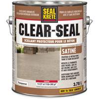 Seal-Krete&reg; Protective Sealer, 3.78 L, Urethane-Based, Satin, Clear Consource
