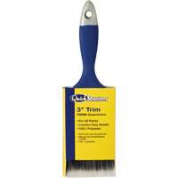 Quick Solutions Trim Brush, Polyester, Plastic Handle, 3" Width Consource