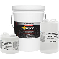 6700 100% Solids Decorative Epoxy, 3 gal., Epoxy-Based, High-Gloss, Grey Consource