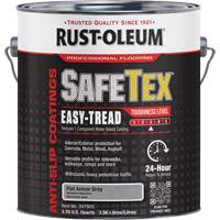 SafeTex&reg; Easy-Tread Acrylic Coating, 1 gal., Water-Based, Flat/Textured, Grey Consource