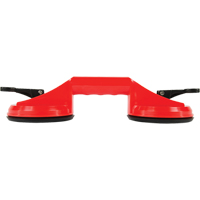 Ventouses de levage manuel - Ventouses doubles, 66 lb Capacit&eacute;, 4-5/8", Levier, 13" Longueur de la manche Consource