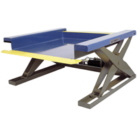 Tables &eacute;l&eacute;vatrices hydrauliques pr&egrave;s du sol, Acier, Capacit&eacute; de 2000 lb Consource