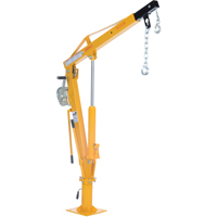 Grue &agrave; fl&egrave;che pour camion actionn&eacute;e par treuil, Capacit&eacute; de 1000 lb (0,5 tonne), Limite de 86-1/2" Consource