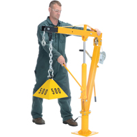 Grue &agrave; fl&egrave;che pour camion actionn&eacute;e par treuil, Capacit&eacute; de 1000 lb (0,5 tonne), Limite de 86-1/2" Consource