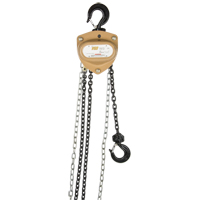 Heavy-Duty Gold Series Chain Hoist, 10' Lift, 2000 lbs. (1 tons) Capacity, Alloy Steel Chain Consource