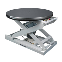 EZ Loader&reg; E Self-Levelling Pallet Positioner - Stainless Platform, 43" L x 43" W, 4000 lbs. Cap. Consource