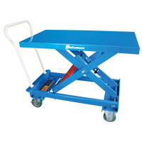 Table de travail mobile avec nivellement automatique &agrave; ciseaux MobiLeveler, 39-4/5" lo x 20-1/2" la, Acier, Capacit&eacute; 880 lb Consource
