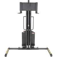 Narrow Mast Powered Lift Stacker, Electric Operated, 1000 lbs. Capacity, 63" Max Lift Consource