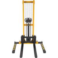 Manual Hydraulic Stacker, Hand Pump Operated, 2000 lbs. Capacity, 63" Max Lift Consource