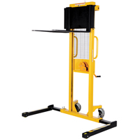 Manual Stacker, Hand Winch Operated, 770 lbs. Capacity, 60" Max Lift Consource