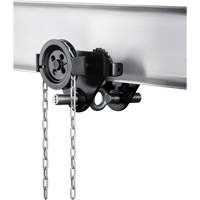 HTG Geared Clevis Trolley, 4409 lbs. (2 tons) Capacity, 2-39/64" - 8-43/64" Consource