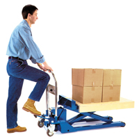 Low Profile Dandy Lift Scissor Lift Table, 37-1/10" L x 19-7/10" W, Steel, 1100 lbs. Capacity Consource