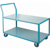 Chariots Surbaiss&eacute;s Robustes, 2 niveaux, 24" la x 48" p x 40" h, 1200 lb Cap Consource