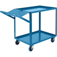 Chariots &agrave; cueillette, 36" h x 24" la x 64" p, 2 Tablettes, Capacit&eacute; 1200 lb Consource