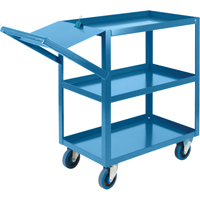 Chariots &agrave; cueillette, 36" h x 18" la x 46" p, 3 Tablettes, Capacit&eacute; 1200 lb Consource