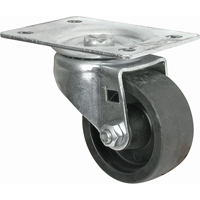 Light-Duty Caster, Swivel, 2-1/2" (63.5 mm), Polyolefin, 200 lbs. (91 kg.) Consource