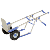 Ergonomic Hand Truck, Combination Handle, Aluminum, 52" Height, 350 lbs. Capacity Consource