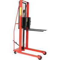 Gerbeur hydraulique pour chariot &eacute;l&eacute;vateur, Fonctionnement Pompe au pied, Capacit&eacute; 1000 lb, Lev&eacute;e max 76" Consource