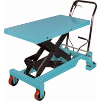 Table &eacute;l&eacute;vatrice robuste &agrave; ciseaux hydraulique, 40" lo x 20-1/8" la, Acier, Capacit&eacute; 2200 lb Consource