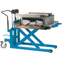 Hydraulic Skid Scissor Lift/Table, 42-1/2" L x 20-1/2" W, Steel, 2200 lbs. Capacity Consource
