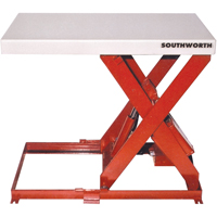Scissor Lift Table, Steel, 36" L x 20" W, 550 lbs. Capacity Consource