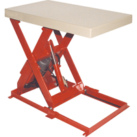Scissor Lift Table, Steel, 36" L x 20" W, 1100 lbs. Capacity Consource