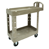 Chariot utilitaire robuste - 4500-88, 2 tiers, 17-1/8" x 33-1/4" x 39", Capacit&eacute; 500 lb Consource