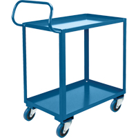 Ergonomic Shelf Truck, 800 lbs. Capacity, Steel, 20" W x 37" H x 32" D, Lip Up Consource