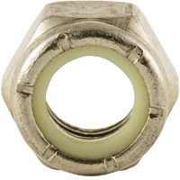 &eacute;crou auto-frein&eacute; en nylon, 3/8" dia, Acier inoxydable, Cors&eacute; Consource
