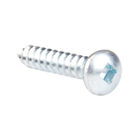 Tapping Screw Pan Head, #12 x 1-1/4" L, Zinc Plated Consource