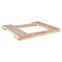 Cadre de socle roulant en bois dur, Roues en Non compris, Capacit&eacute; de 900 lb, 18" la x 24" p x 1,5" h Consource